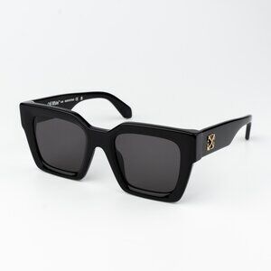Off-White JACKSON Men Sunglasses Black Grey Square OERI13I JACKSON 1007